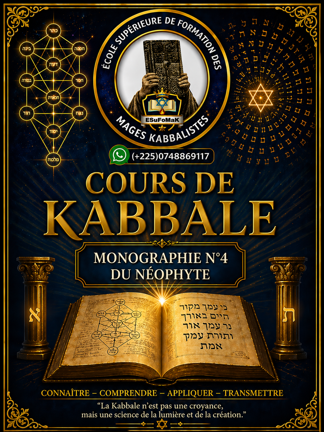 Cours de Kabbale /Monographie N°4 du Néophyte