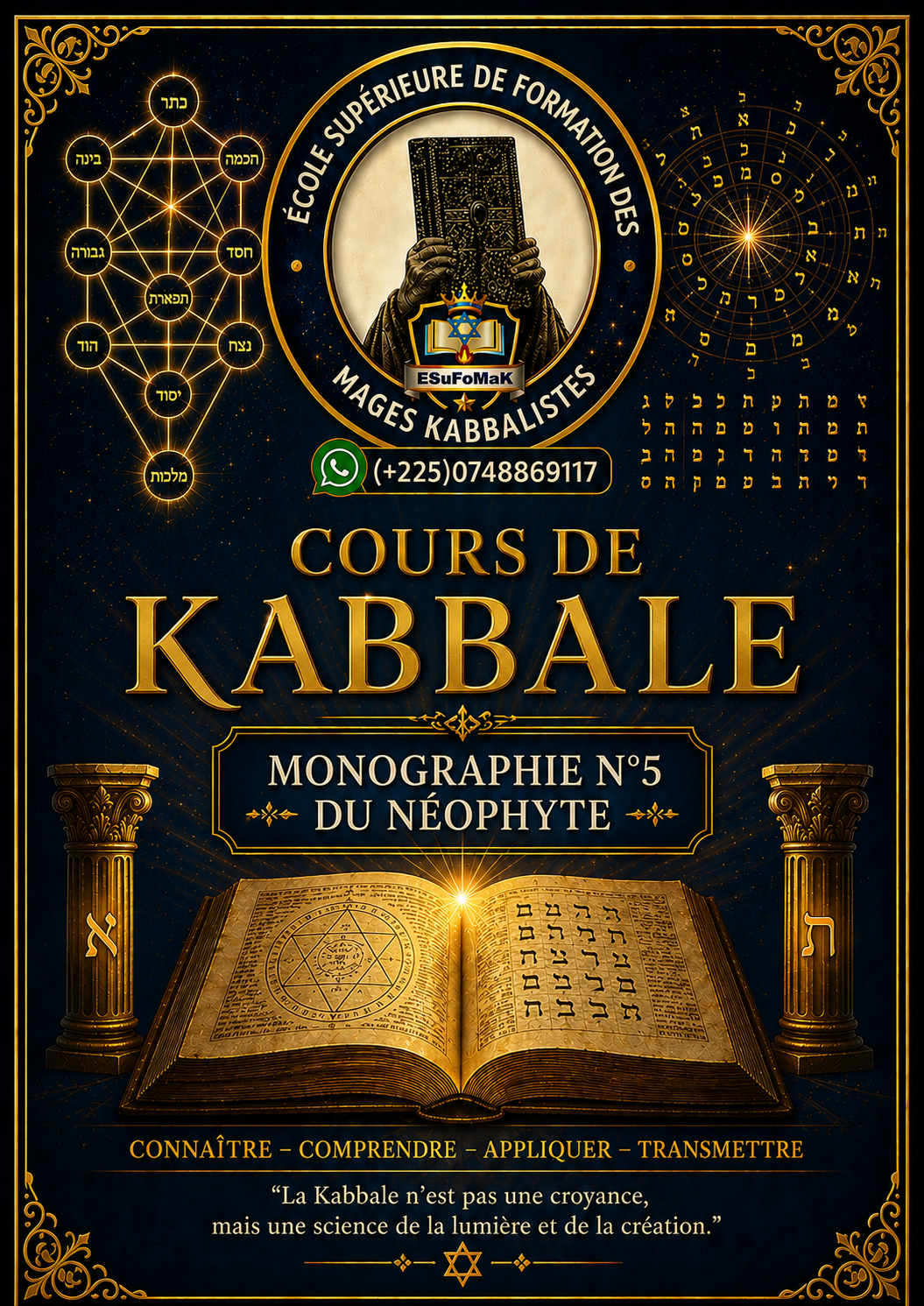 Cours de Kabbale/monographie N°5 du Néophyte