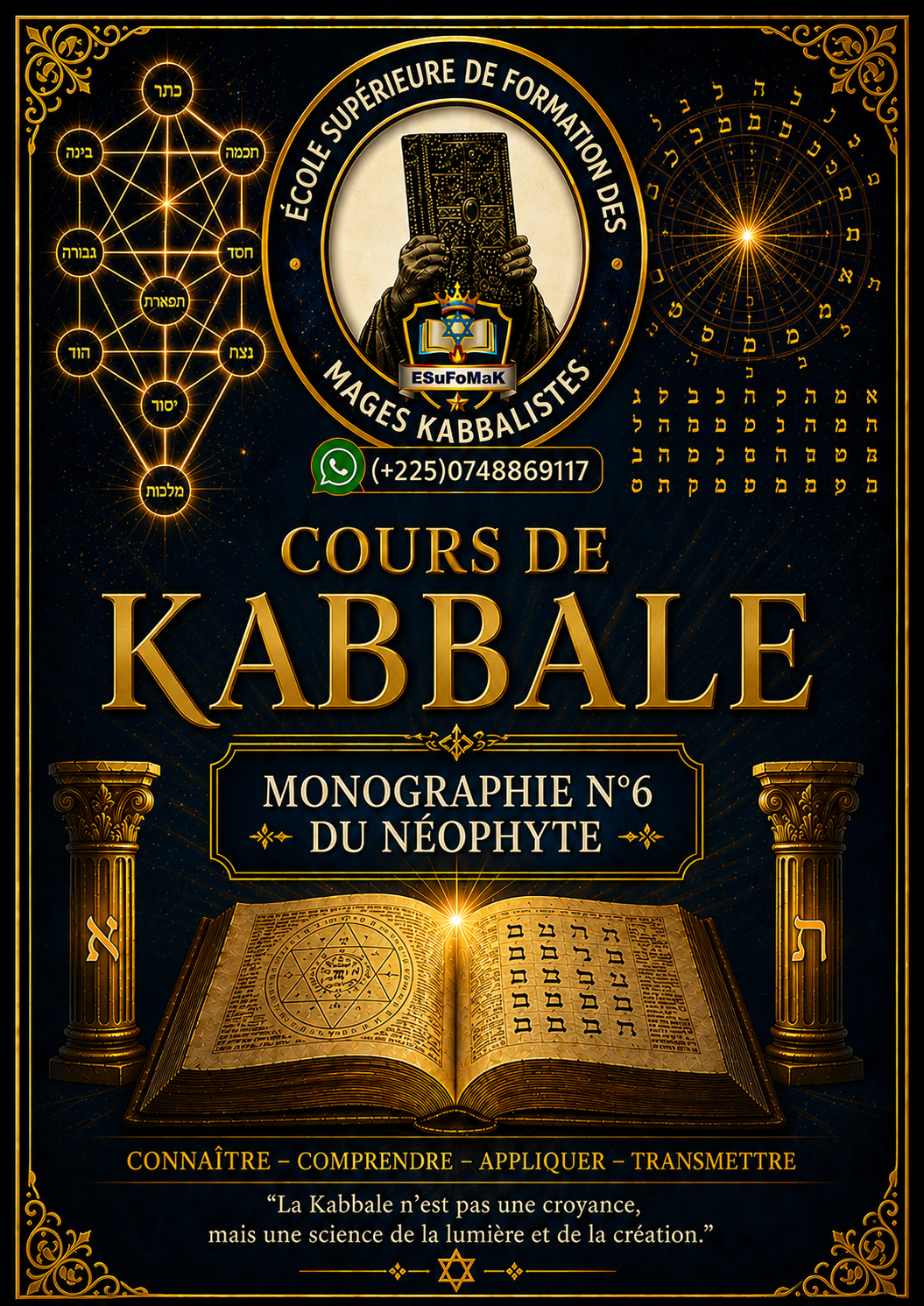 Cours de Kabbale/monographie N°6 du Néophyte