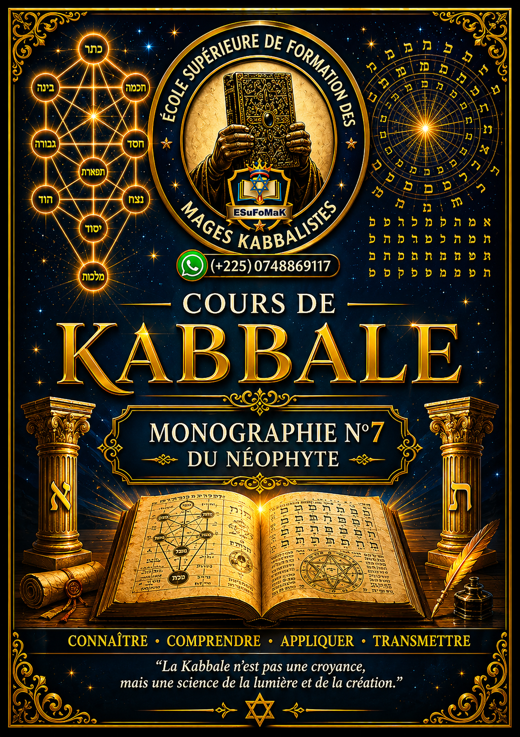 Cours de Kabbale/monographie N°7 du Néophyte