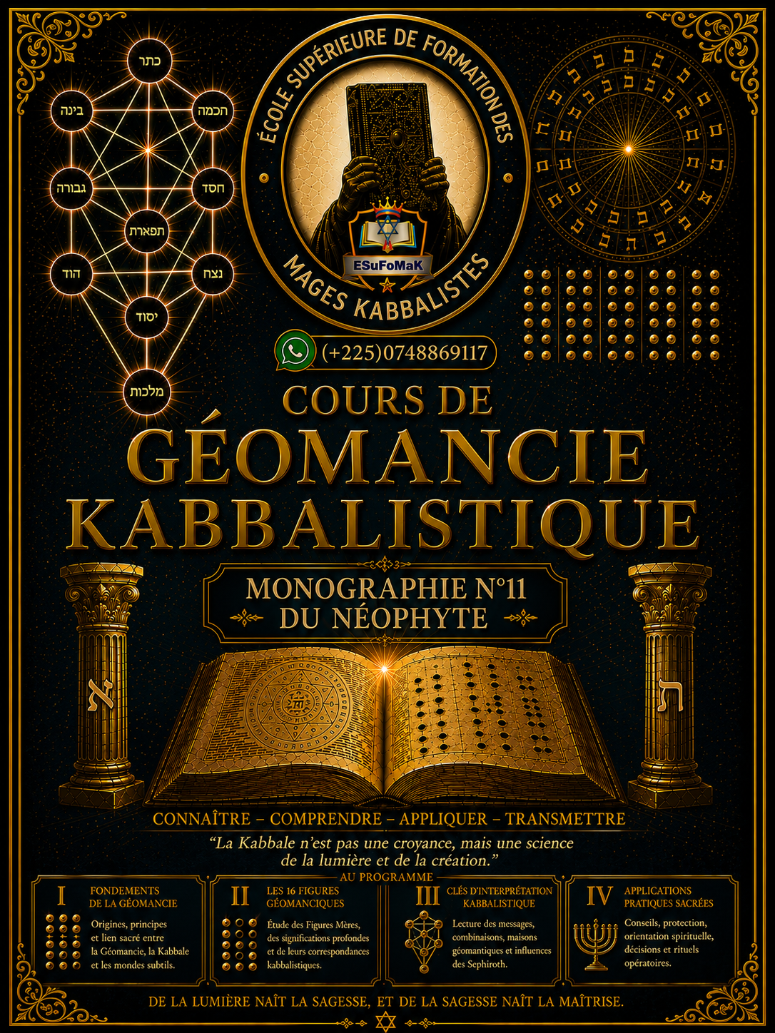 Cours de Géomancie/monographie N°10 du Néophyte