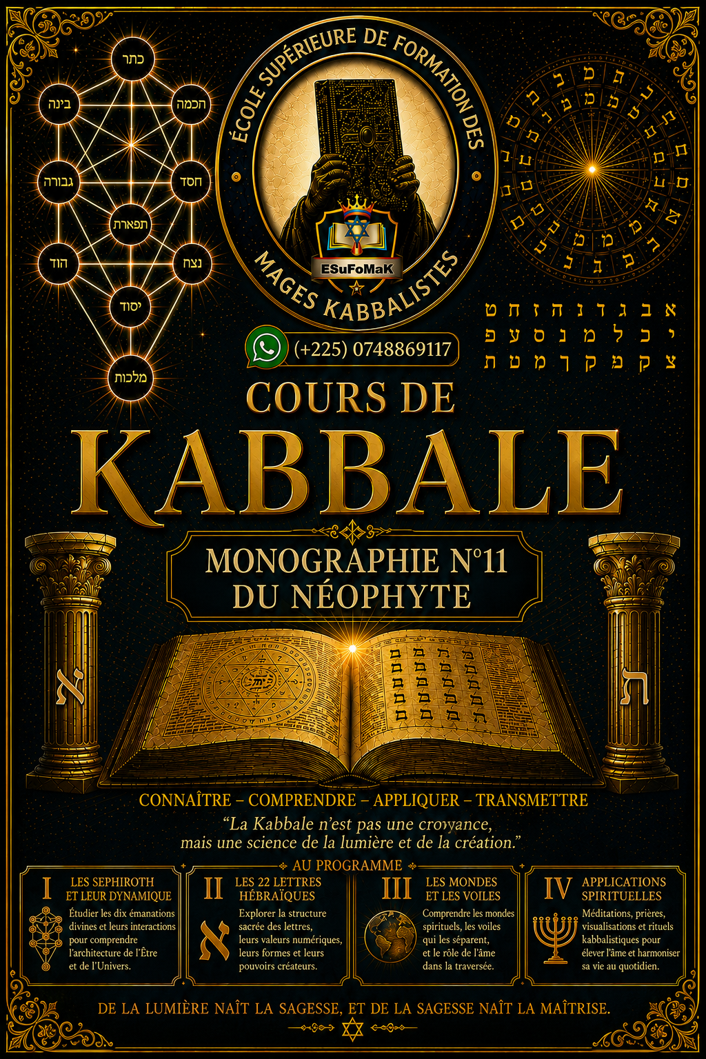 Cours de Kabbale /monographie N°11 du Néophyte